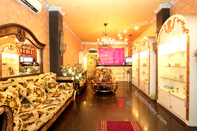 Phòng lễ tân của spa Trinh Mỹ
